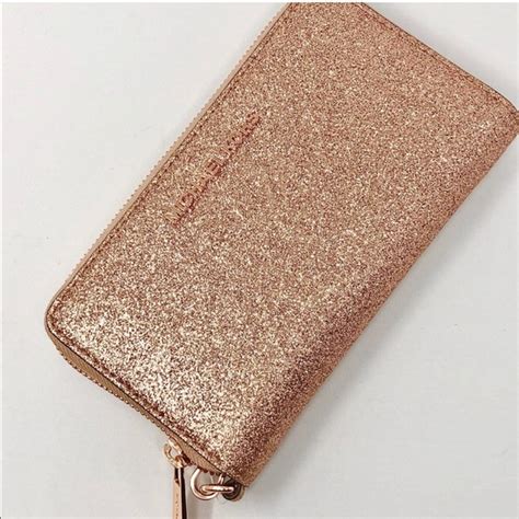 michael kors gold glitter wallet|Michael Kors Wallet clearance sale.